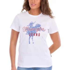 Wrangler Women's T Shirt 'Gwen' S/S White XCP2598635
