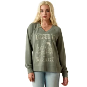 Ariat Women's Sweatshirt 'Victoria' Sea Spray 10071630