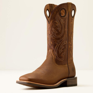 Ariat Men's Boots 'Highland Toughstock' WST Distressed Brown/Tack Room Brown 10074255