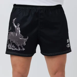 Ringers Western Footy Shorts 'Dust Devil' Black 625109RW-BLK
