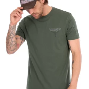Wrangler Men's T Shirt 'Jay' Regular Fit Cypress XCP1557683