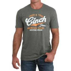 Cinch Men's T-Shirt 'Logo Graphic' Olive MTT1690737 OLV