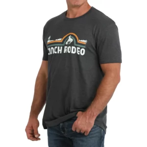 Cinch Men's T-Shirt 'Logo Graphic' Navy Heather MTT1690738 NAV