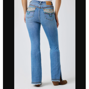 Ringers Western Women's Jeans 'Penny Rodeo Festival' High Rise Bootleg Mid Blue 225164RW-MBL