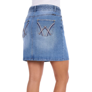 Wrangler Women's Skirt 'Maisy' Mini Denim Faded Blue XCP2409723