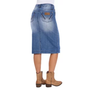 Wrangler Women's Skirt 'Emmie' Denim Kora Blue X6S2410724