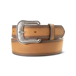 Ariat Men's Belt 'Scalloped Billets' Brown A1044302