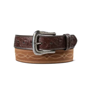 Ariat Men's Belt 'Boot Stitch' Brown A1044644