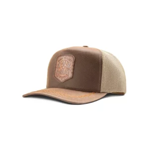Ariat Cap 'Faux Leather Patch' Brown A300094502