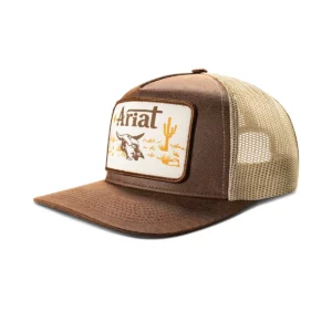 Ariat Trucker Cap Oilskin Desert Patch Brown A300094602