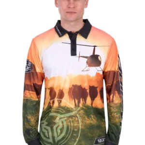 Bullzye Men's Shirt 'Orion' Long Sleeve Multi B6S1569659