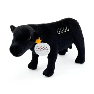Big Country Toys 'Four Sixes Black Angus' Bull Plush Black BC604