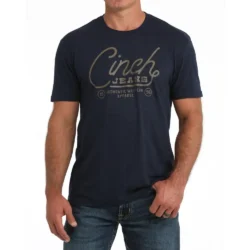 Cinch Men's T-Shirt 'Logo' Navy MTT1690745