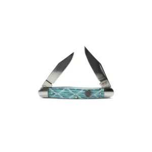 Ariat Knife 'Muskrat' 4 Inch Turquoise Geo Print A710010733