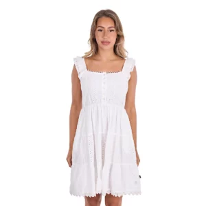 Pure Western Women's Dress 'Alison' Sleeveless White P6S2410271