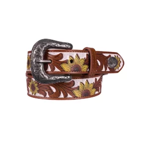 Pure Western Girl's Belt 'Taliah' Tan P6S5901BLT