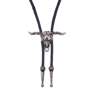 Pure Western Bolo Tie Steerhead Silver PCP1976BOL