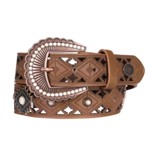 Pure Western Women's Belt 'Daniella' Tan P6S2901BLT