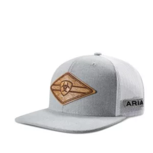 Ariat Trucker Cap 'Diamond Boot Stitch' Grey A300097006