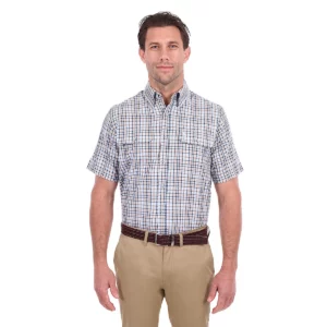 Thomas Cook Men's Shirt 'Ted' Short Sleeve 2PKT Navy/Tan T6S1110041