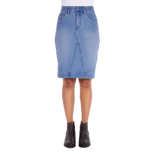 Thomas Cook Women's Skirt 'Ebony' Denim Light Wash T6S2410064