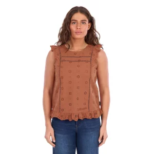 Wrangler Women's Blouse 'Grace' Copper X6S2502615