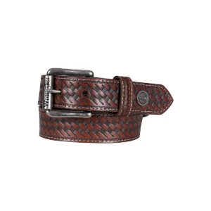 Wrangler Boy's Belt 'Denny' Leather Dark Tan XCP7951BLT
