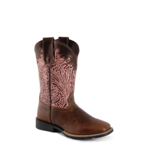 Roper Girl's Boots Kid's 'Tanglewood' Brown 09-018-0905-3869